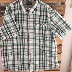 Men’s CHAPS short sleeved button down shirt
